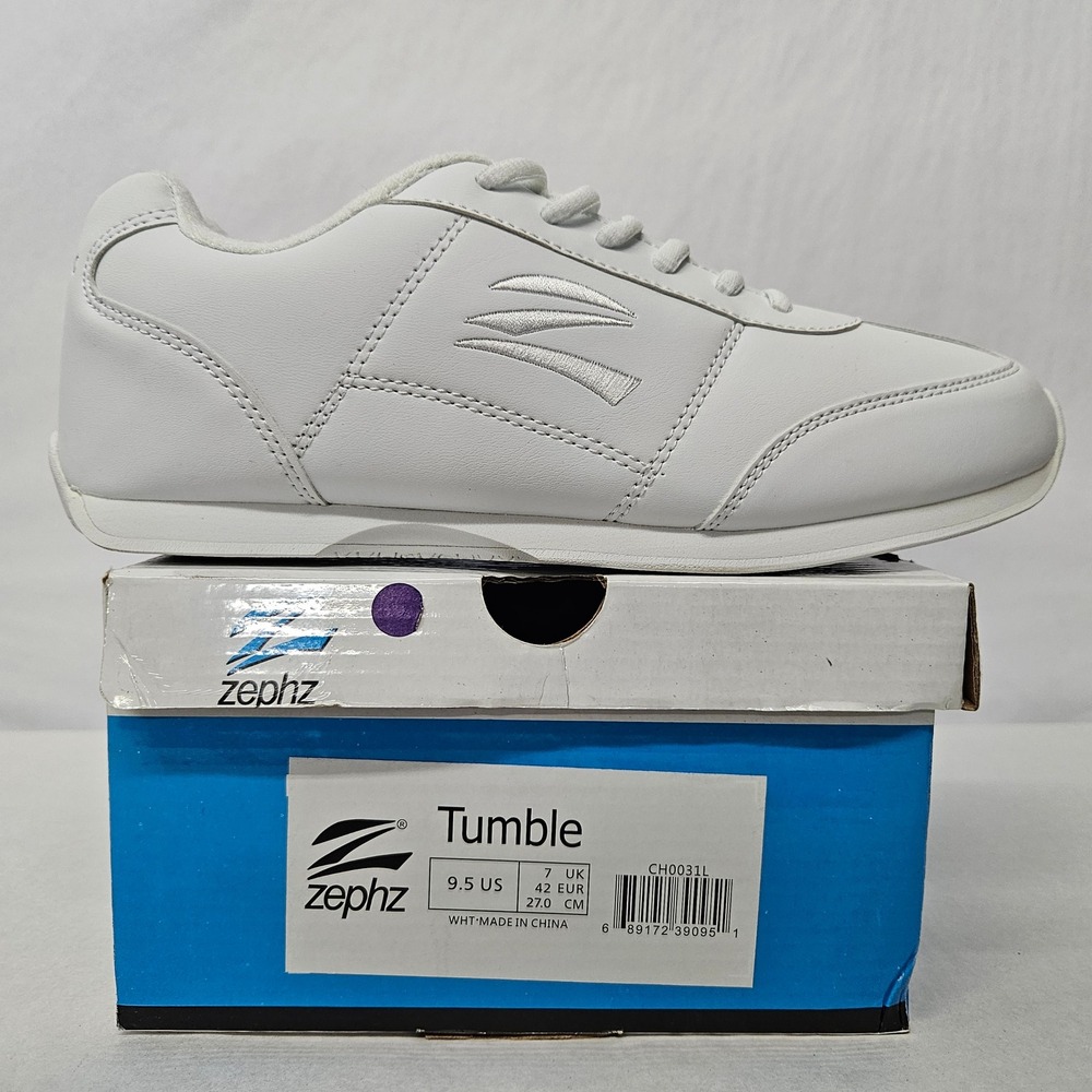 Zephz‎ Tumble Cheerleading Shoes CH0031L White Women's Size 9.5